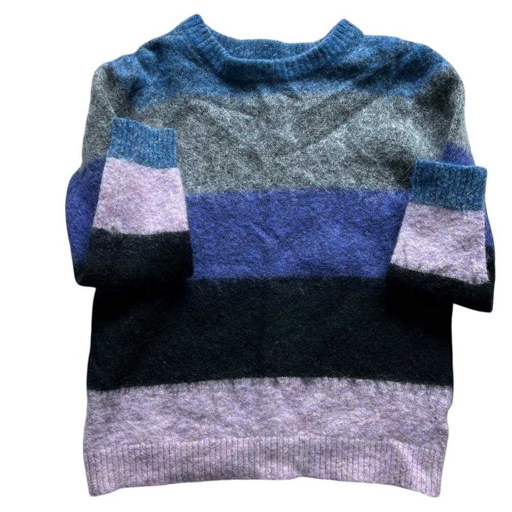 Acne Studios Albah Mohair Striped Sweater Size S - Picture 3 of 10